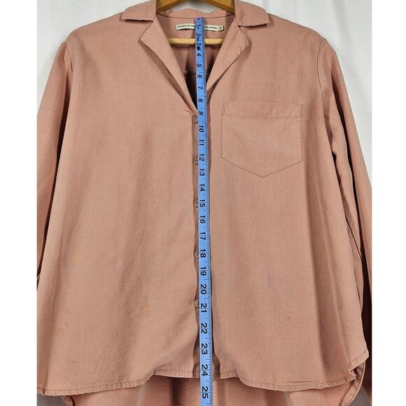 SHADES OF GREY BY MICAH COHEN WOMEN'S LONG SLEEVE TUNIC TOP SHIRT SIZE MEDIUM - Picture 9 of 10